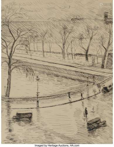 Albert Marquet (French, 1875-1947) Paris le Pont Neuf, crica...