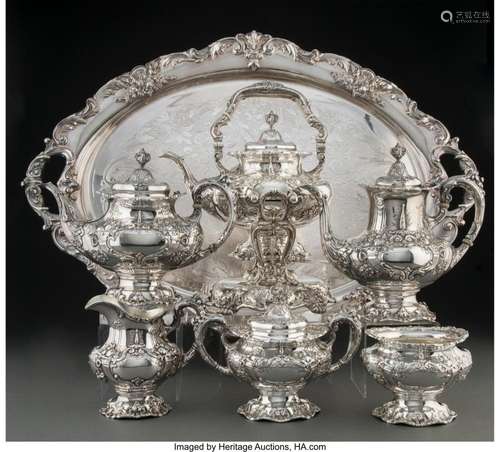 A Seven-Piece Reed & Barton Francis I Pattern Silver Tea...