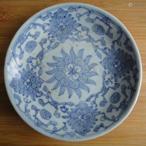 Chinese Antique Porcelain Blue and White Ceramic Plate 18 —1...