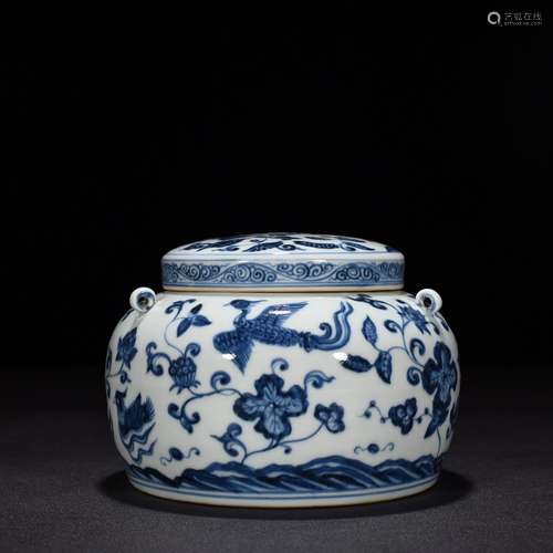 Blue pool full of charming lianchi flower grain three-line c...