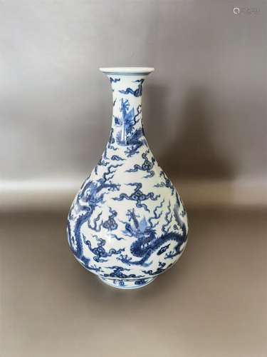 Blue and white wulong grain okho spring bottle