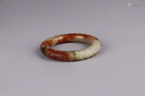 : hetian jade belt ooze moire braceletForeign economic 8.8 c...