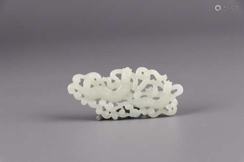 : hetian jade engraved look flying pep8 cm width 4 cm long 0...