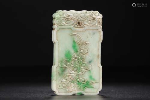 Jade, for longevitySize: 4 x6. 7 x0. 7 cm, weighs 53.8 gJade...