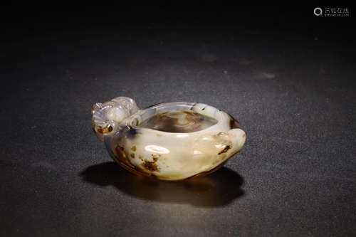 , agate benevolent water jarSize: 7.4 x5.8 x2.8 cm and weigh...