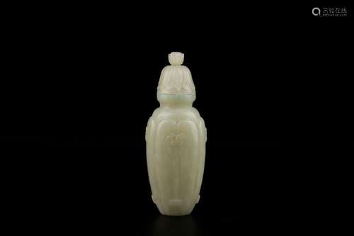 , hotan white yulan vaseSize: 16 abdomen neck 6 cm high weig...