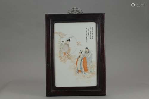 Figure porcelain plate, pastel fairySize: high box 50 width ...