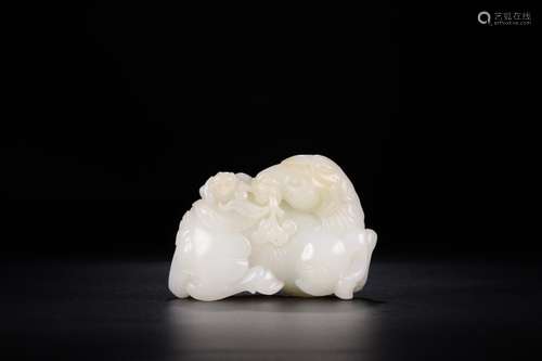 , hotan jade blessed place immediatelySize: 9.6 x3.8 x6.5 cm...