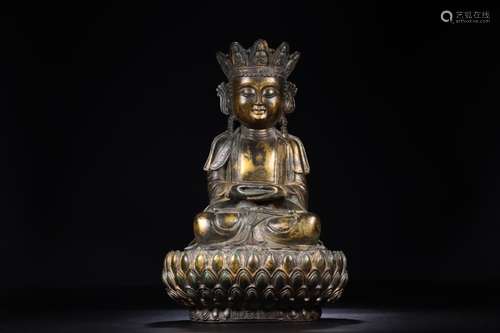 Buddha cave, copper paintSize: 20 x15x31cm, weighs 6680 gCor...