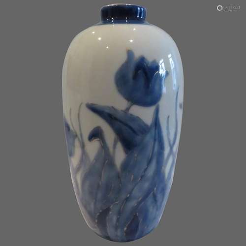 1930 1940 French porcelain Limoges Camille Tharaud vase tuli...