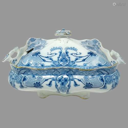 Antique Burgess & Leigh RALEIGH Tureen w/Lid