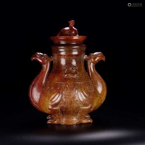 And Tian Shan rosefinch bottle, exquisite jade oil moisten, ...