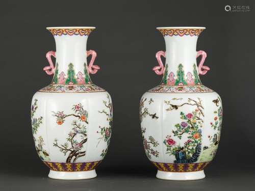 , powder enamel bottles of a pair32.5 diameter size, high 16...