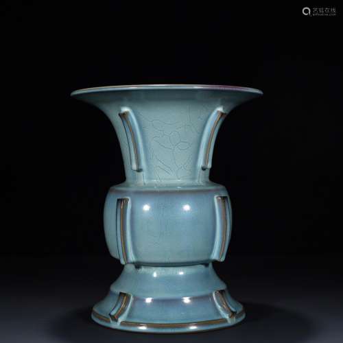The azure glaze masterpieces out of ji chun 31.5 * 27 cm. 21...