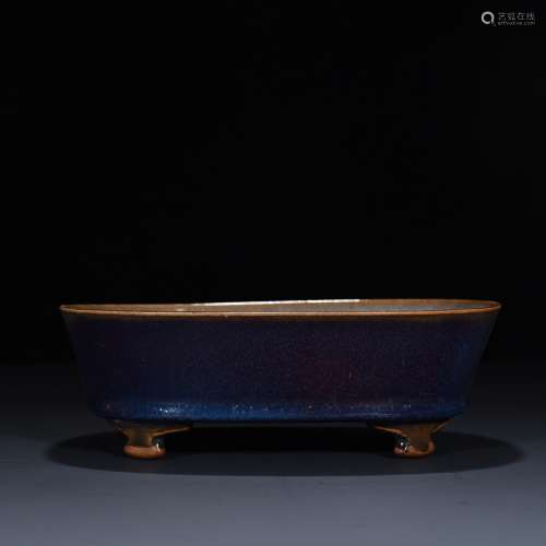 Pa officer rose violet glaze narcissus basin8 * 24 cm900