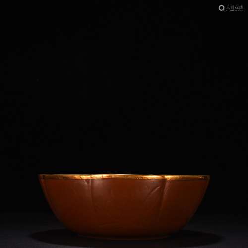 Purple carved mandarin duck grain scraping edge bowl is food...