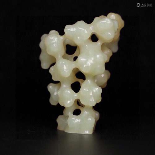 Hetian jade dashanzi furnishing articles, exquisite jade oil...