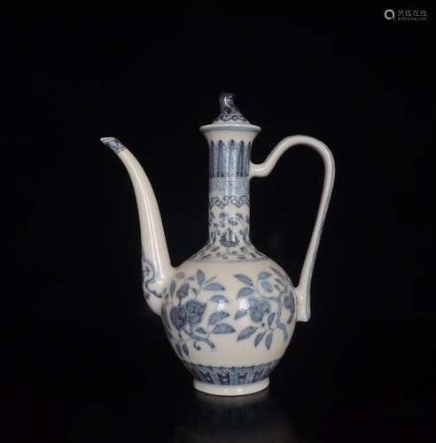 Ewer doucai sanduo fruit grain;24 x19