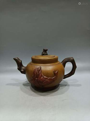 Chinese Yixing Zisha Clay Handmade Exquisite Teapot 52451