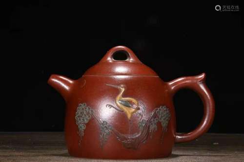 Chinese Yixing Zisha Clay Handmade Exquisite Teapot 78938