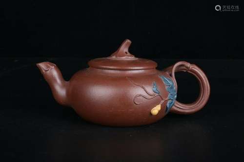 Chinese Yixing Zisha Clay Handmade Exquisite Teapot 75551