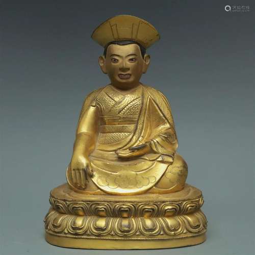 A Magnificent Gilt-Bronze Figure Of Brog.Mi