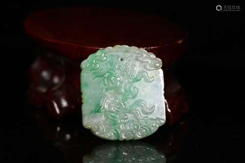 Old jade "the lad a flower" brand, natural old jad...