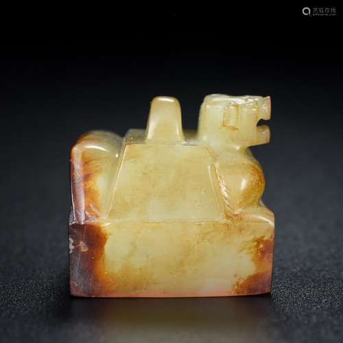 Treasures, and hetian jade longnu NiuYinSize, 3 cm long and ...