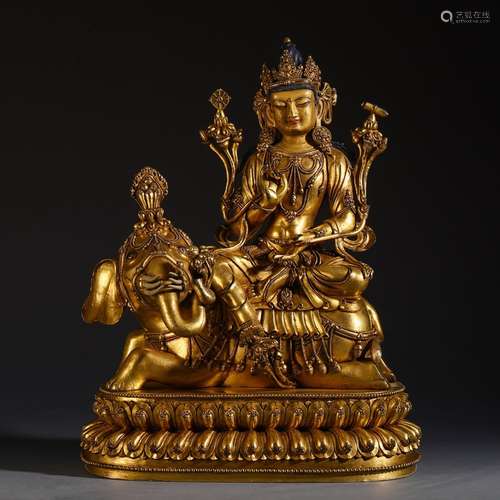 Name: copper and gold guanyinCategory: the BuddhaSize: 32.5 ...