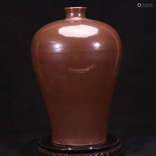 Zijin glaze bottle plum bottle of 42-24.8 cm tall