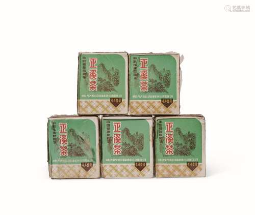 八十年代 正溪茶5盒
