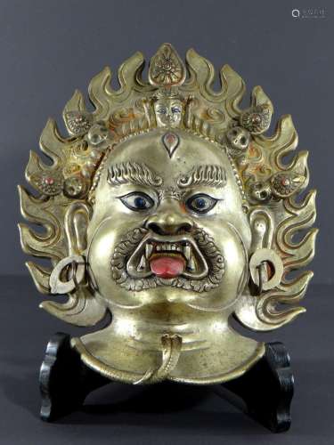 Tibet, Début Du XXème Siècle, Masque Du Dharmapala Mahakala ...