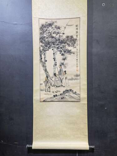 Panting, printed characters shoin setSize, 34 x69cm