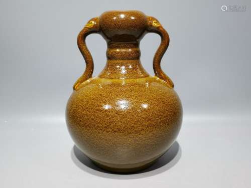 High tea at the end of the eel Huang Ruyi bottle, : 23.6 cm,...