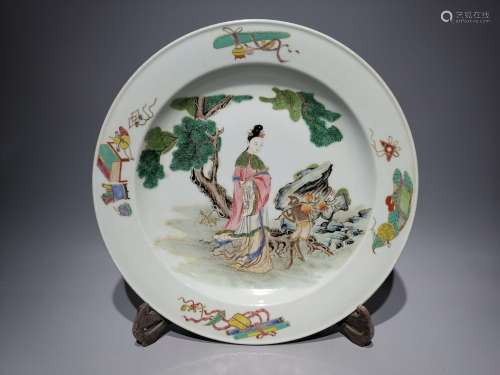 Colorful mago long-lived plate, high: 5.5 cm, diameter: 39 c...