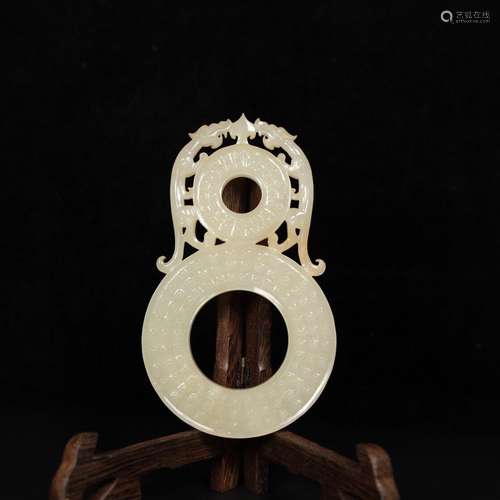 Hetian jade jade wall, exquisite jade oil moisten, patina, d...