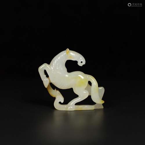 Hetian jade success, exquisite jade oil moisten, patina, det...