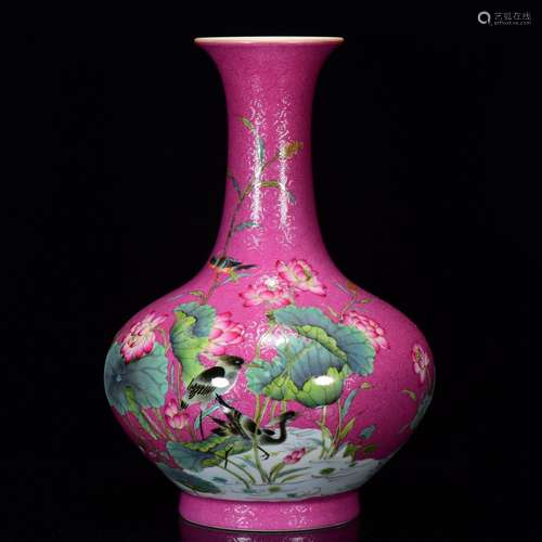 Flowers carmine red powder enamel grain climbed year is 30 *...