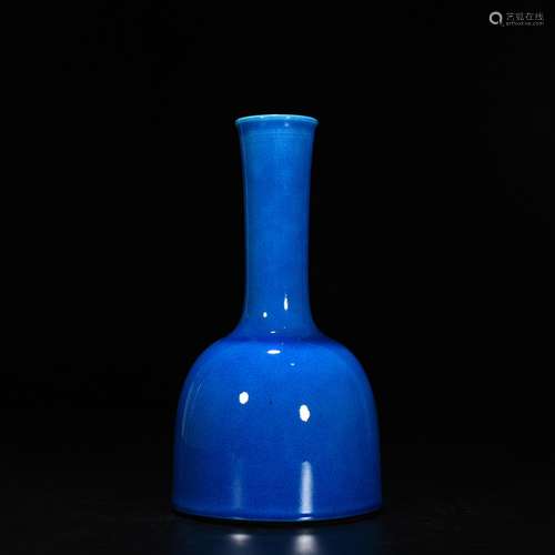 Peacock blue glaze bell jar 20 cm * 11, 2100