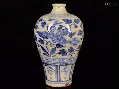 Blue peacock show peony pattern mei bottles of 20/12.6670036...