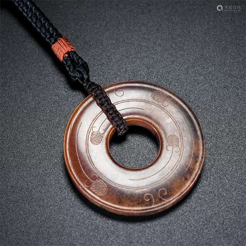 Hetian jade, jade pendant, the quality of the jade is exquis...