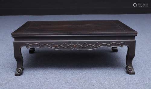 Red sandalwood kang table.Size is about 73.5 * 57 * 26