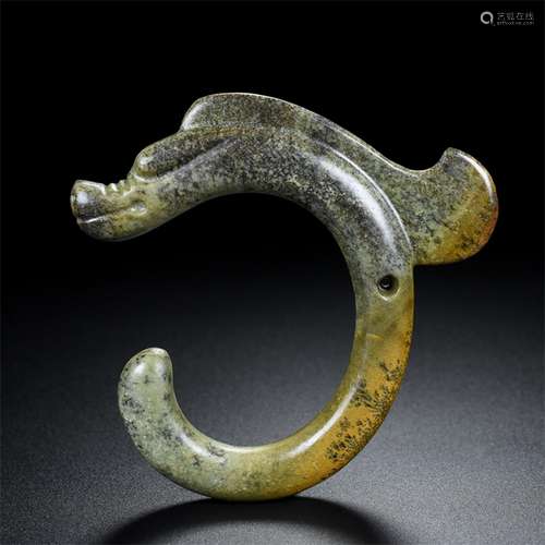 River abrasive, hongshan culture jade pig dragon, the qualit...