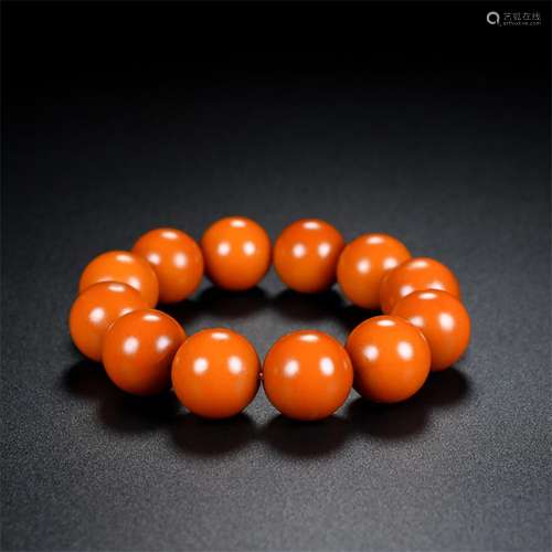 Collectables - autograph hetian jade, topaz round bead hand ...