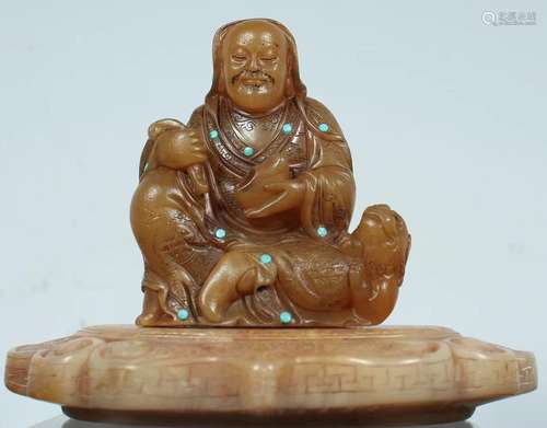 Tian luo carving furnishing articles.Paperweight praise, car...