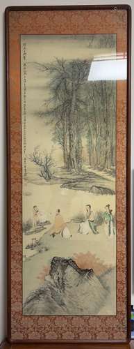 Chang printed old picture frameFrame size 170 x 63 painting ...