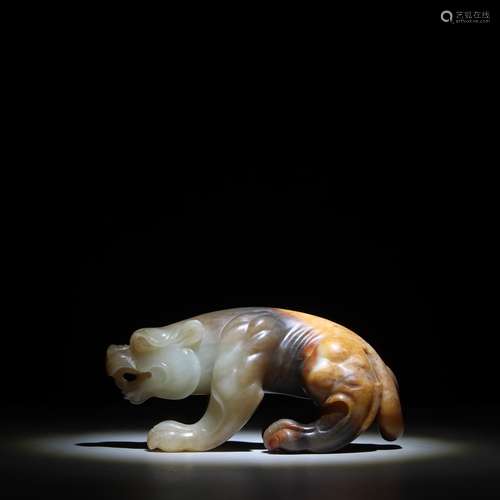 Hetian jade the mythical wild animal of the jade jade, a bea...