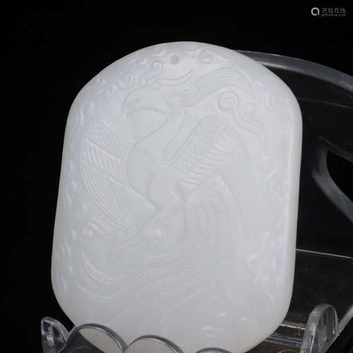 Liao, hetian jade dragon grainSize: 56 * 45 * 9 mm: 52 gCode...