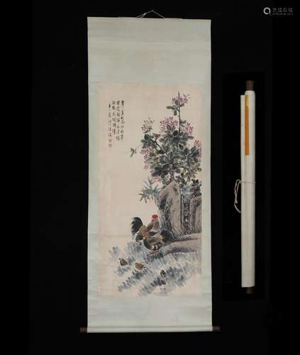 Figure 67 * 136 Wang Rong flowers and birds