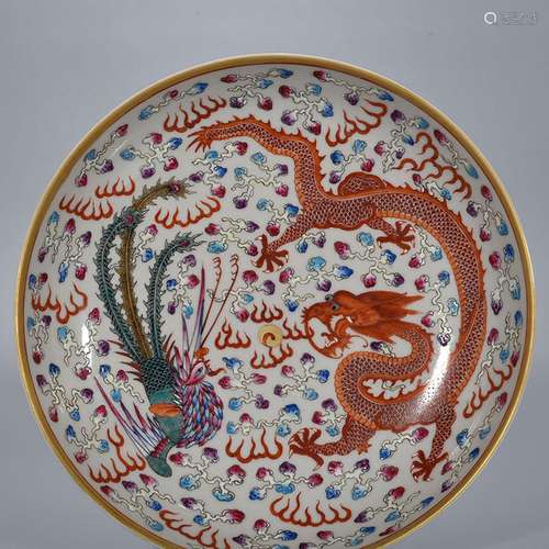 Pastel longfeng tray 3 * 21 cm